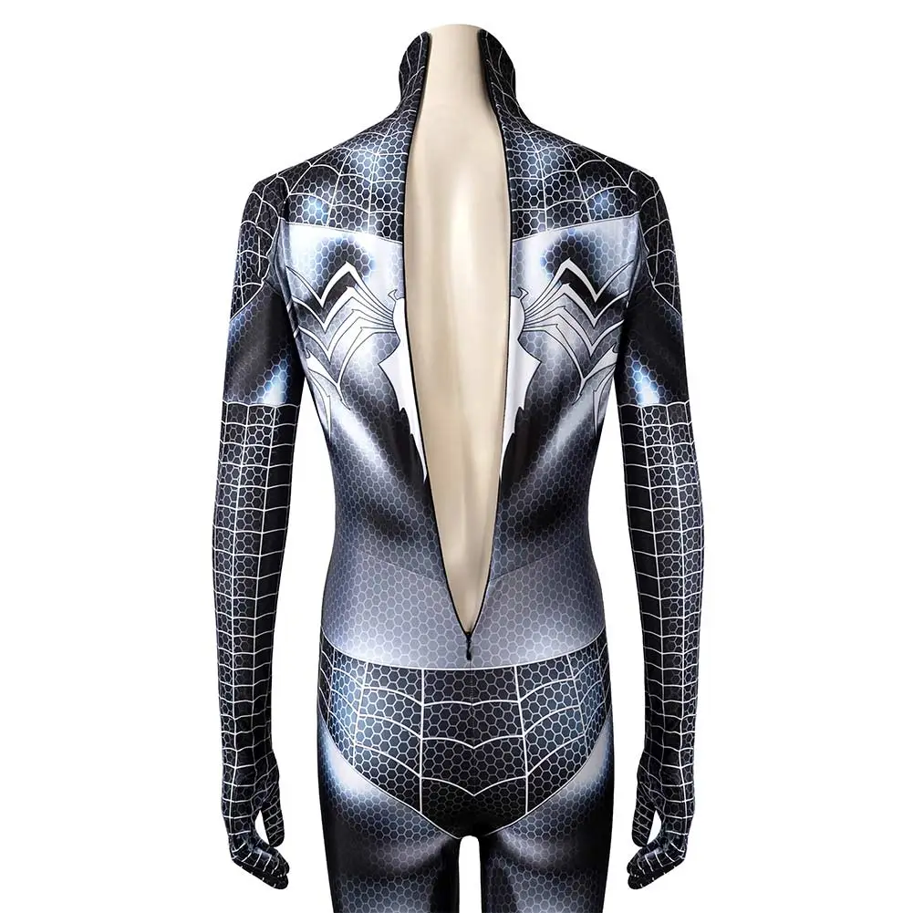 NewCosplay Spider Man Felicia Hardy Black Cat Women Jumpsuit Outfits Halloween Carnival Suit Cosplay Costume 7 NewCosplay Spider Man Felicia Hardy Black Cat Women Jumpsuit Outfits Halloween Carnival Suit Cosplay Costume - Image 5