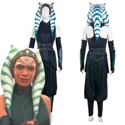 NewCosplay The Mandalorian S2 Ahsoka Tano Top Pants Outfits Cosplay Costume