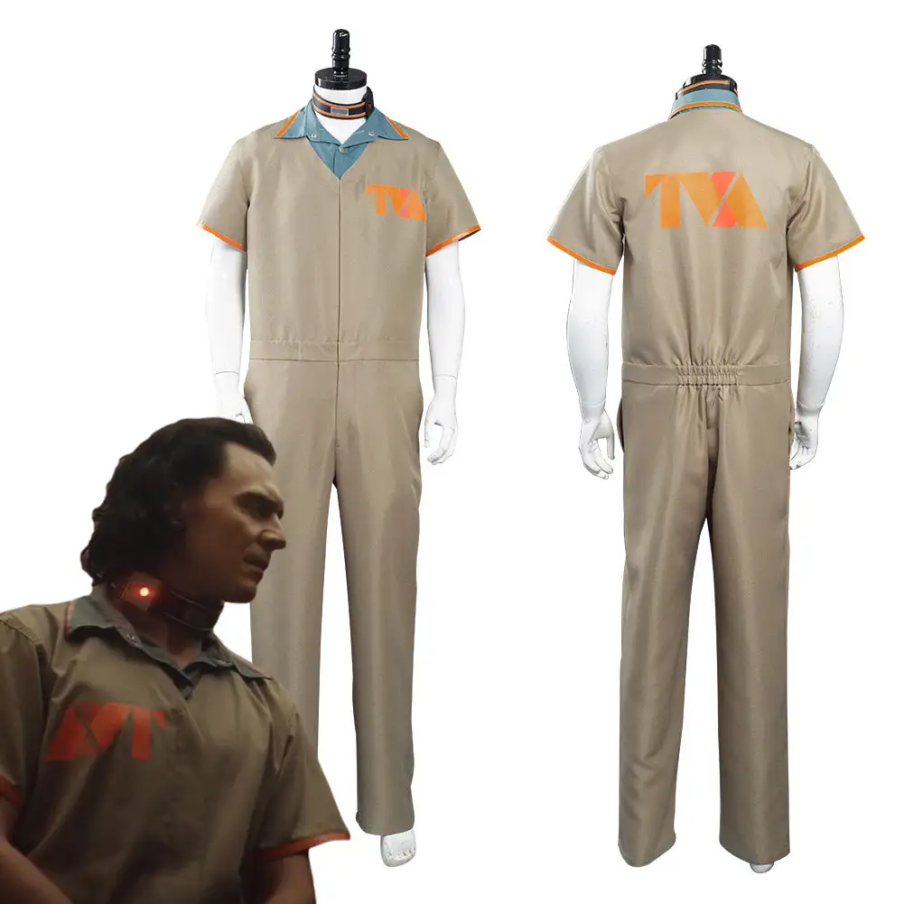 NewCosplay 2021 TV Loki Loki Prison Uniform Halloween Carnival Suit Cosplay Costume 3 NewCosplay 2021 TV Loki Loki Prison Uniform Halloween Carnival Suit Cosplay Costume