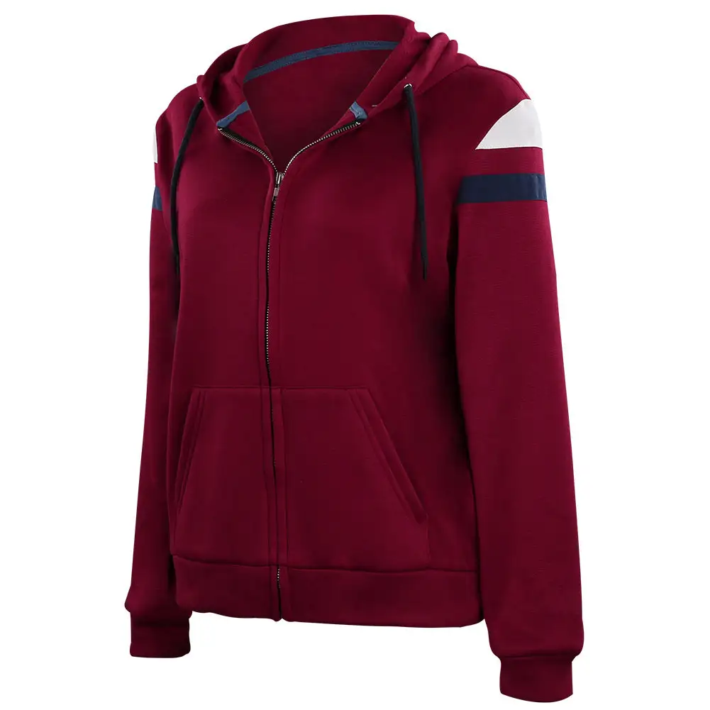 NewCosplay WandaVision Scarlet Witch Hoodie Zip Up Jacket Coat Halloween Carnival Suit Cosplay Costume 5 NewCosplay WandaVision Scarlet Witch Hoodie Zip Up Jacket Coat Halloween Carnival Suit Cosplay Costume - Image 3