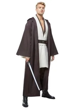 NewCosplay Adult Star Wars Obi Wan Kenobi Jedi Robe Tunic Cosplay Costume 16 NewCosplay Adult Star Wars Obi Wan Kenobi Jedi Robe Tunic Cosplay Costume -Costumes Cosplay Sales 11000101 2 70f6f075 67f4 4615 8314 e2be61c92850