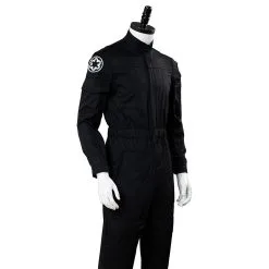 NewCosplay Star Wars Imperial Tie Fighter Pilot Black Flightsuit Uniform Jumpsuit Cosplay Costume -Costumes Cosplay Sales 11000113 8