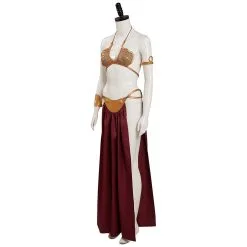 INSWEAR Star Wars: Return Of The Jedi Leia Cosplay Costume Slave Leia Metal Bikini Outfits Halloween Carnival Suit -Costumes Cosplay Sales 11002857 2