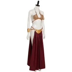 INSWEAR Star Wars: Return Of The Jedi Leia Cosplay Costume Slave Leia Metal Bikini Outfits Halloween Carnival Suit -Costumes Cosplay Sales 11002857 4