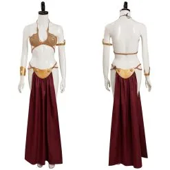 INSWEAR Star Wars: Return Of The Jedi Leia Cosplay Costume Slave Leia Metal Bikini Outfits Halloween Carnival Suit -Costumes Cosplay Sales 11002857 cosplayying