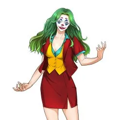 Cossky Joker 2019 Arthur Fleck Female Joker Outfits Original Design Cosplay Costume -Costumes Cosplay Sales 11004325 2