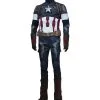 NewCosplay Avengers: Age Of Ultron Captain America Steve Rogers Uniform Outfit Cosplay Costume