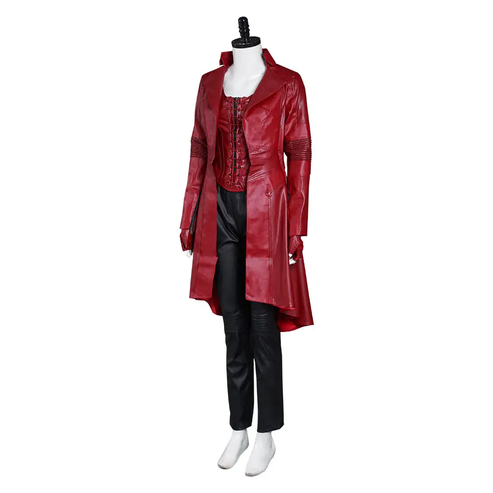 NewCosplay Captain America: Civil War Scarlet Witch Wanda Outfit Cosplay Costume 5 NewCosplay Captain America: Civil War Scarlet Witch Wanda Outfit Cosplay Costume - Image 3