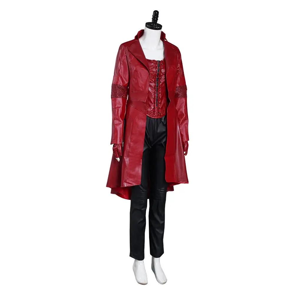 NewCosplay Captain America: Civil War Scarlet Witch Wanda Outfit Cosplay Costume 7 NewCosplay Captain America: Civil War Scarlet Witch Wanda Outfit Cosplay Costume - Image 5