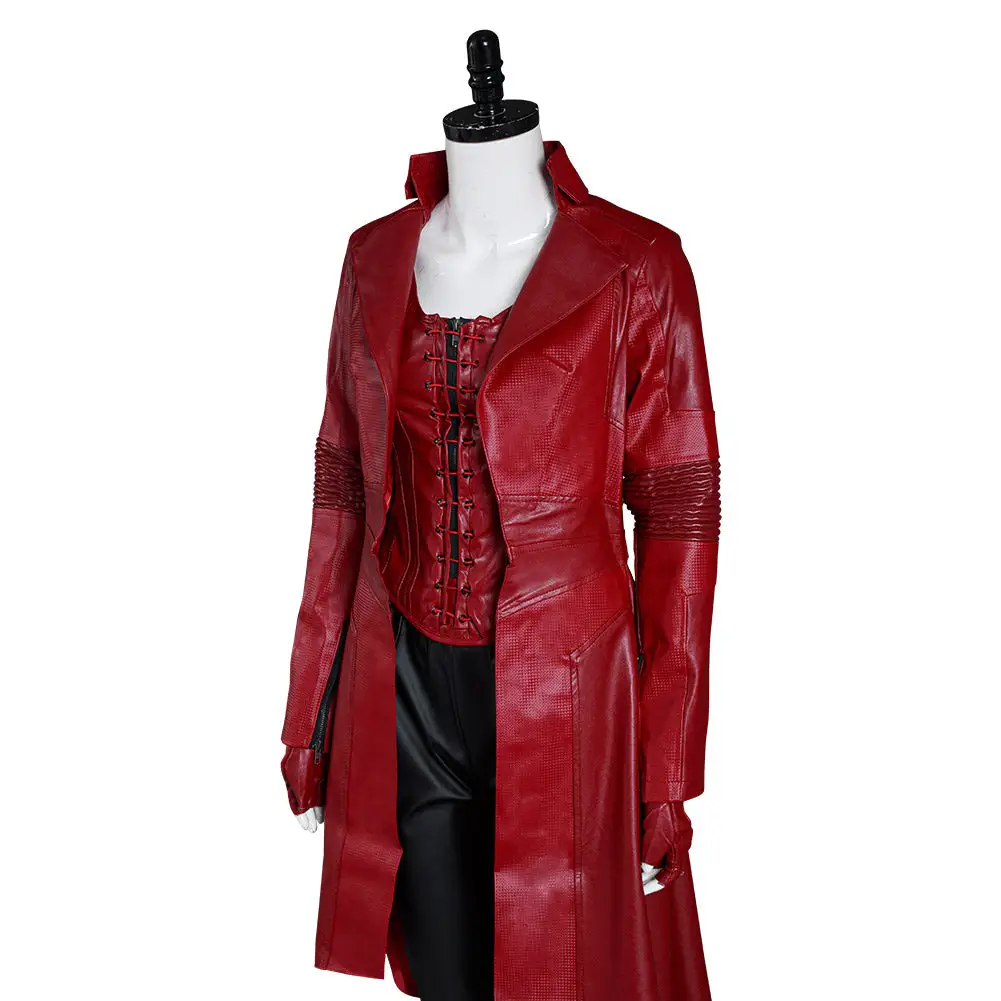NewCosplay Captain America: Civil War Scarlet Witch Wanda Outfit Cosplay Costume 9 NewCosplay Captain America: Civil War Scarlet Witch Wanda Outfit Cosplay Costume - Image 7