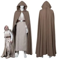 NewCosplay Star Wars 8 The Last Jedi Luke Skywalker Outfit Cosplay Costume Ver.2