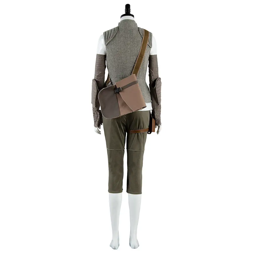 NewCosplay Star Wars 8 The Last Jedi Rey Outfit Cosplay Costume 5 NewCosplay Star Wars 8 The Last Jedi Rey Outfit Cosplay Costume - Image 3