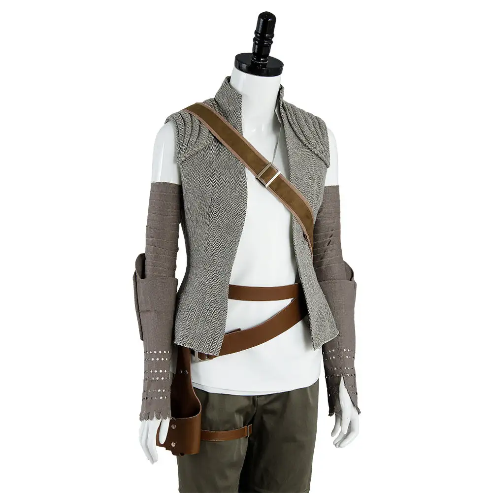 NewCosplay Star Wars 8 The Last Jedi Rey Outfit Cosplay Costume 7 NewCosplay Star Wars 8 The Last Jedi Rey Outfit Cosplay Costume - Image 5