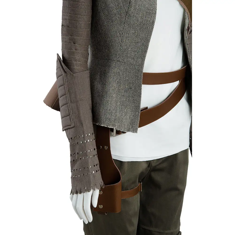 NewCosplay Star Wars 8 The Last Jedi Rey Outfit Cosplay Costume 9 NewCosplay Star Wars 8 The Last Jedi Rey Outfit Cosplay Costume - Image 7