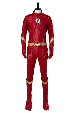 New Cosplaysky The Flash Season 4 Barry Allen Flash Outfit Suit Cosplay Costume -Costumes Cosplay Sales 11007342 1