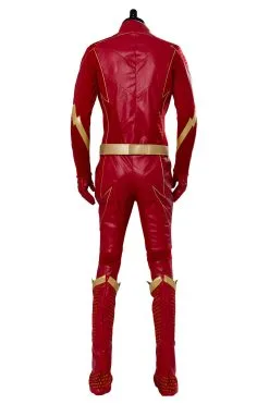 New Cosplaysky The Flash Season 4 Barry Allen Flash Outfit Suit Cosplay Costume -Costumes Cosplay Sales 11007342 3