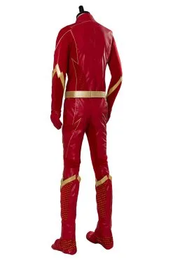 New Cosplaysky The Flash Season 4 Barry Allen Flash Outfit Suit Cosplay Costume -Costumes Cosplay Sales 11007342 5