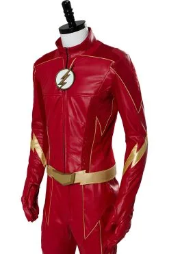 New Cosplaysky The Flash Season 4 Barry Allen Flash Outfit Suit Cosplay Costume -Costumes Cosplay Sales 11007342 8