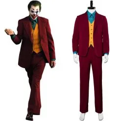 New Cosplaysky Joker 2019 Joaquin Phoenix Arthur Fleck Cosplay Costume
