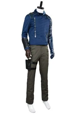 New Cosplaysky Avengers 3 : Infinity War Winter Soldier Outfit Suit James Buchanan Barnes Cosplay Costume -Costumes Cosplay Sales 11007479 4