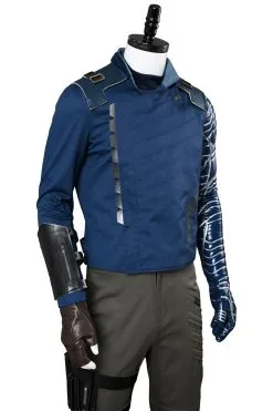 New Cosplaysky Avengers 3 : Infinity War Winter Soldier Outfit Suit James Buchanan Barnes Cosplay Costume -Costumes Cosplay Sales 11007479 7