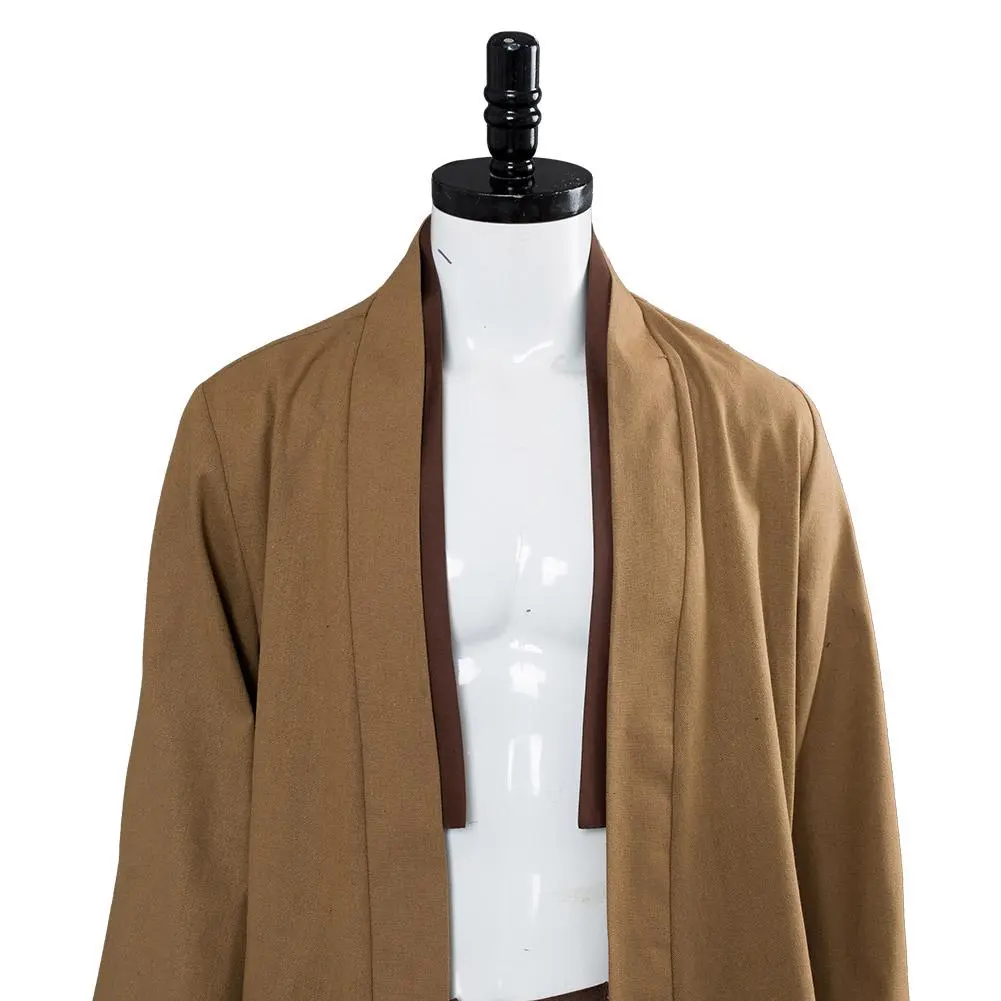 CosplaySky Star Wars Obi Wan Kenobi Jedi Cosplay Costume Brown Version No Cloak 12 CosplaySky Star Wars Obi Wan Kenobi Jedi Cosplay Costume Brown Version No Cloak - Image 10