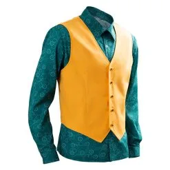New Cosplaysky Joker Joaquin Phoenix Arthur Fleck Shirt With Vest Cosplay Costume -Costumes Cosplay Sales 11008011 4