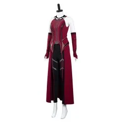NewCosplay Wandavision Scarlet Witch Cosplay Costume Mask Outfits Halloween Carnival Suit -Costumes Cosplay Sales 11009009 2