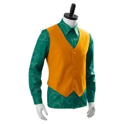 New Cosplaysky 2019 Joker Joaquin Phoenix Arthur Fleck Shirt With Vest Cosplay Costume -Costumes Cosplay Sales 12002095 4