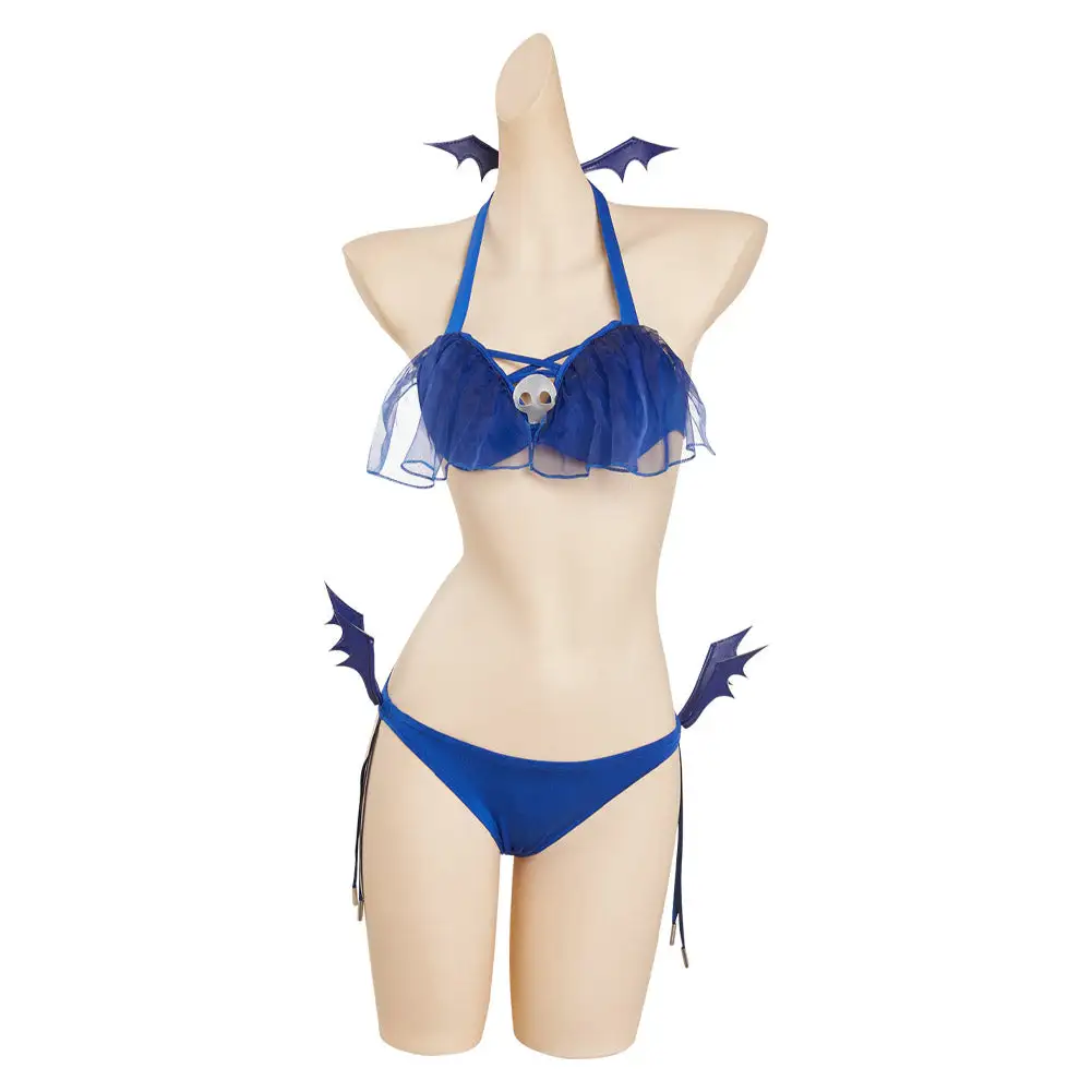 NewCosplay Love After World Domination Desumi Magahara Cosplay Costume Costume Bikini Top Short Swimsuit Outfits 4 NewCosplay Love After World Domination Desumi Magahara Cosplay Costume Costume Bikini Top Short Swimsuit Outfits - Image 2