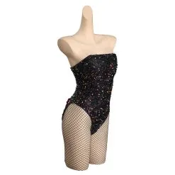 INSWEAR Blonde - Marilyn Monroe Cosplay Costume Bunny Girls Jumpsuit Hat Outfits Halloween Carnival Suit -Costumes Cosplay Sales 12003205 4