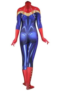 New Cosplaysky Avengers 3 Infinity War Captain Marvel Ms. Marvel Jumpsuit Cosplay Costume -Costumes Cosplay Sales 131172 5897471658660 product