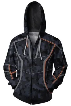 Cossky Avengers Infinity War Iron Man Robert Downey Jr Zipper Hoodie Sweatshirt Jacket Men