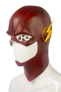 NewCosplay The Flash Season 4 Barry Allen Flash Outfit Jumpsuit Uniform Cosplay Costume+shoes Whole Set -Costumes Cosplay Sales 131405 11