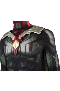 New Cosplaysky Avengers Infinity War Vision Outfit Superhero Halloween Cosplay Costume -Costumes Cosplay Sales 136676 7