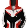 CosplaySky Teen Hoodie Avengers 4 Endgame Quantum Realm Suit Zip Up Jacket Sweatshirt For Adults Unisex