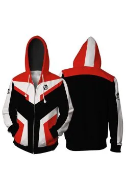 CosplaySky Teen Hoodie Avengers 4 Endgame Quantum Realm Suit Zip Up Jacket Sweatshirt For Adults Unisex -Costumes Cosplay Sales 136911 3
