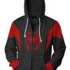 New Cosplaysky Unisex Adult Hoodie Miles Morales Spider-Man 3D Printed Zip Up Hooded Sweatshirt -Costumes Cosplay Sales 137648 1