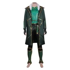 NewCosplay Loki Cosplay Costume Outfits Halloween Carnival Suit