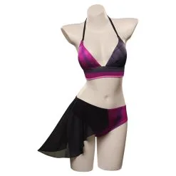 Cosplaygift LoL Jinx Original Design Swimsuit Cosplay Costume Two-Piece Swimwear Outfits -cossky® 13 Cosplaygift LoL Jinx Original Design Swimsuit Cosplay Costume Two-Piece Swimwear Outfits -cossky® -Costumes Cosplay Sales 15003357 1