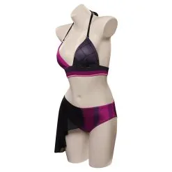 Cosplaygift LoL Jinx Original Design Swimsuit Cosplay Costume Two-Piece Swimwear Outfits -cossky® 14 Cosplaygift LoL Jinx Original Design Swimsuit Cosplay Costume Two-Piece Swimwear Outfits -cossky® -Costumes Cosplay Sales 15003357 2