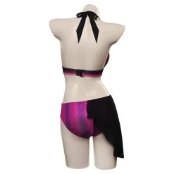 Cosplaygift LoL Jinx Original Design Swimsuit Cosplay Costume Two-Piece Swimwear Outfits -cossky® 15 Cosplaygift LoL Jinx Original Design Swimsuit Cosplay Costume Two-Piece Swimwear Outfits -cossky® -Costumes Cosplay Sales 15003357 3