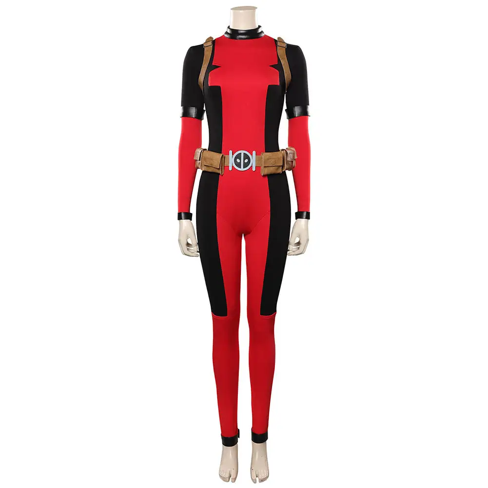 Viele Kostüme Lady Deadpool Wanda Wilson Cosplay Costume Outfits Halloween Carnival Suit 4 Viele Kostüme Lady Deadpool Wanda Wilson Cosplay Costume Outfits Halloween Carnival Suit - Image 2