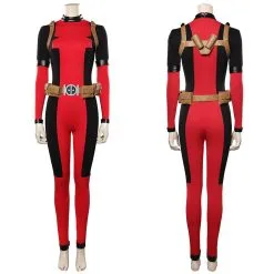 Viele Kostüme Lady Deadpool Wanda Wilson Cosplay Costume Outfits Halloween Carnival Suit