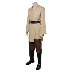 NewCosplay Star Wars Tales Of The Jedi Qui-Gon Jinn Cosplay Costume Outfits Halloween Carnival Suit -Costumes Cosplay Sales 15003432 2