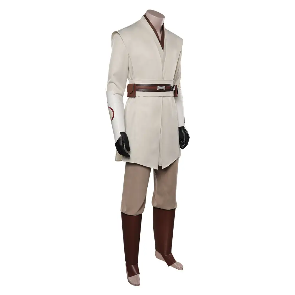 Fansholiday Star Wars: The Clone Wars-Obi-Wan Kenobi Cosplay Costume Outfits Halloween Carnival Suit 7 Fansholiday Star Wars: The Clone Wars-Obi-Wan Kenobi Cosplay Costume Outfits Halloween Carnival Suit - Image 5