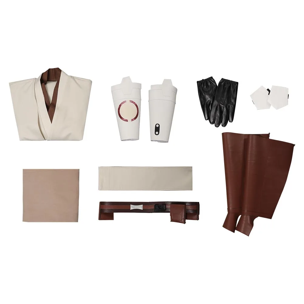 Fansholiday Star Wars: The Clone Wars-Obi-Wan Kenobi Cosplay Costume Outfits Halloween Carnival Suit 10 Fansholiday Star Wars: The Clone Wars-Obi-Wan Kenobi Cosplay Costume Outfits Halloween Carnival Suit - Image 8
