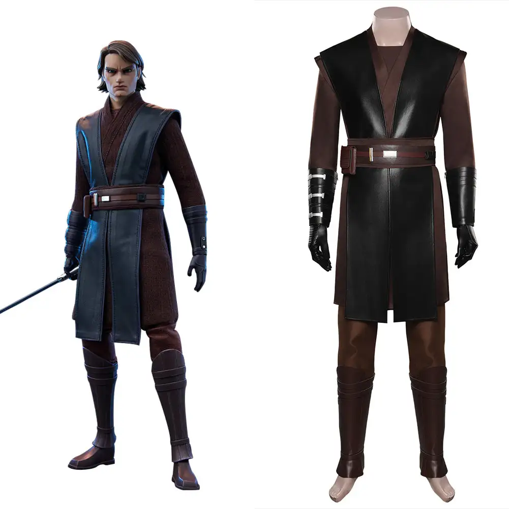 Fandomsky Star Wars: The Clone Wars-Anakin Skywalker Cosplay Costume Outfits Halloween Carnival Suit 3 Fandomsky Star Wars: The Clone Wars-Anakin Skywalker Cosplay Costume Outfits Halloween Carnival Suit
