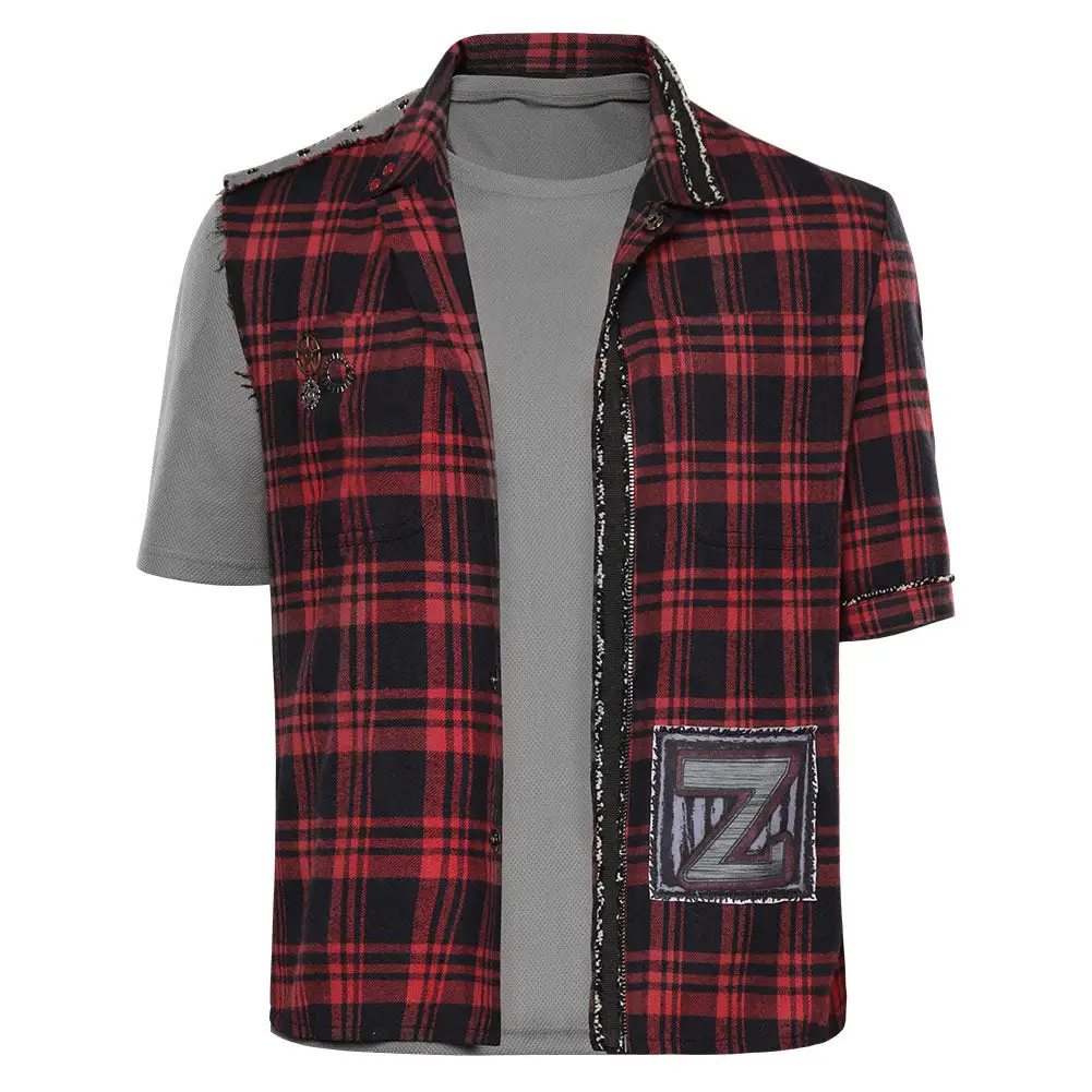 Fandomsky Zombies 3 Zed Cosplay Costume T-shirt Coat Outfits Halloween Carnival Suit 4 Fandomsky Zombies 3 Zed Cosplay Costume T-shirt Coat Outfits Halloween Carnival Suit - Image 2