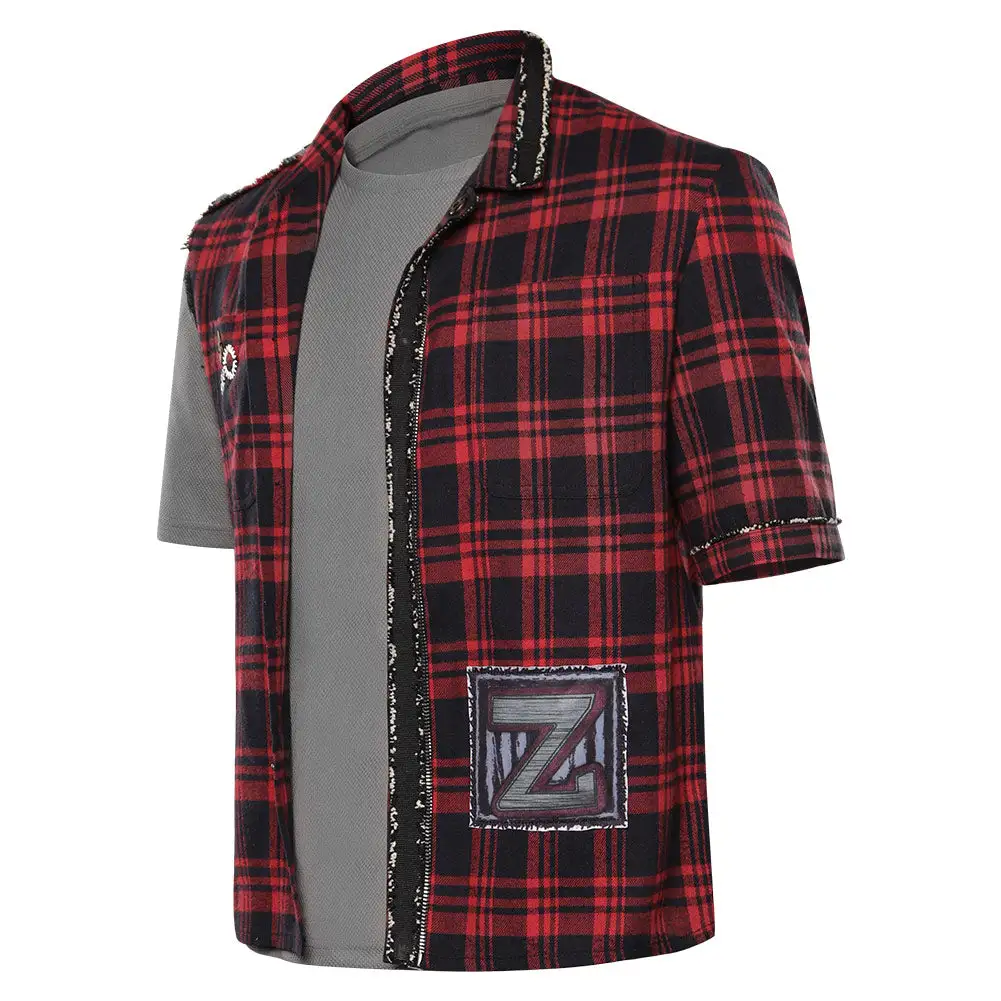 Fandomsky Zombies 3 Zed Cosplay Costume T-shirt Coat Outfits Halloween Carnival Suit 5 Fandomsky Zombies 3 Zed Cosplay Costume T-shirt Coat Outfits Halloween Carnival Suit - Image 3